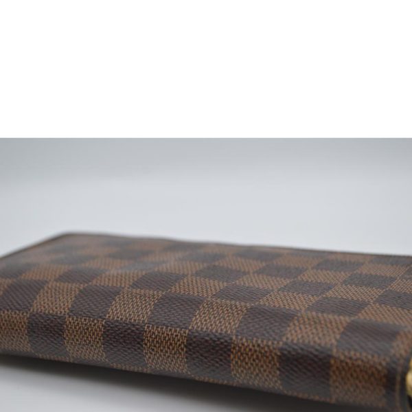 01006 6 Louis Vuitton Zippy Damier Wallet Brown