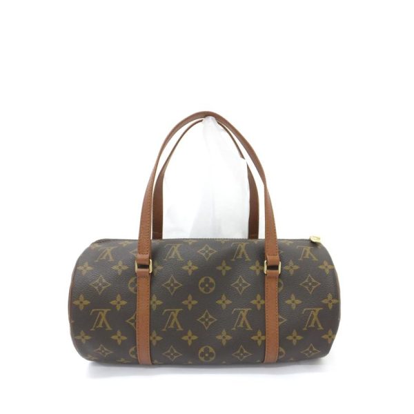 01025 2 Louis Vuitton Papillon Monogram Handbag Brown