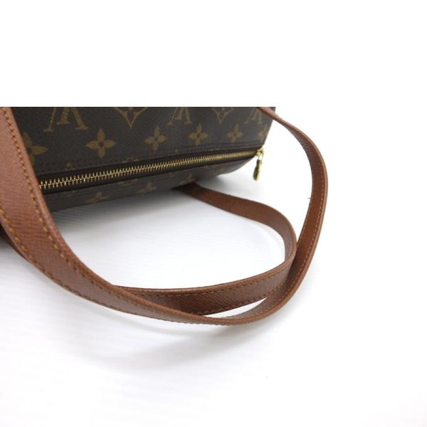 01025 4 Louis Vuitton Papillon Monogram Handbag Brown