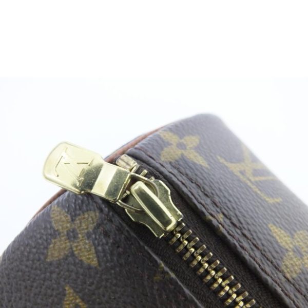 01025 6 Louis Vuitton Papillon Monogram Handbag Brown