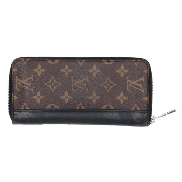 01035 2 Louis Vuitton Zippy Wallet Vertical Monogram Wallet Brown