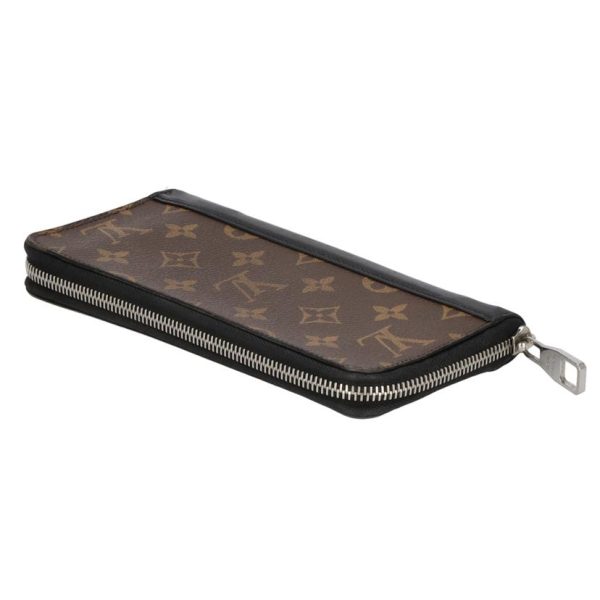 01035 3 Louis Vuitton Zippy Wallet Vertical Monogram Wallet Brown