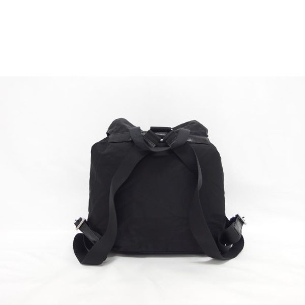 01087 2 Prada Backpack Vela Nero Nylon Black