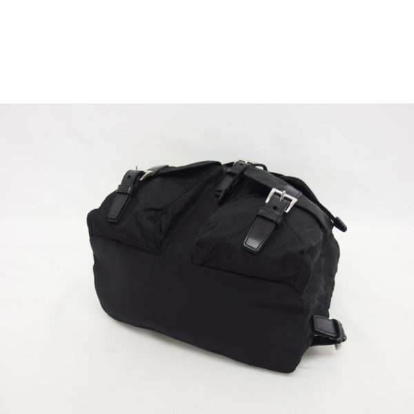 01087 3 Prada Backpack Vela Nero Nylon Black