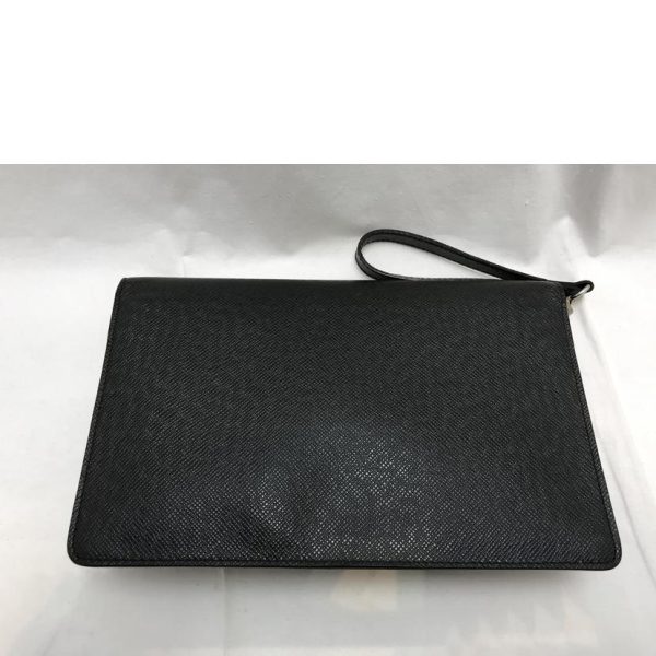 01087 3 Louis Vuitton Bellaia Taiga Wallet Black