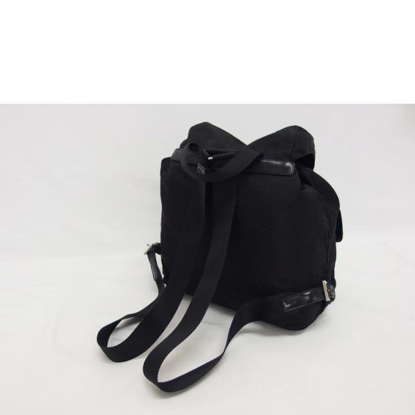 01087 5 Prada Backpack Vela Nero Nylon Black