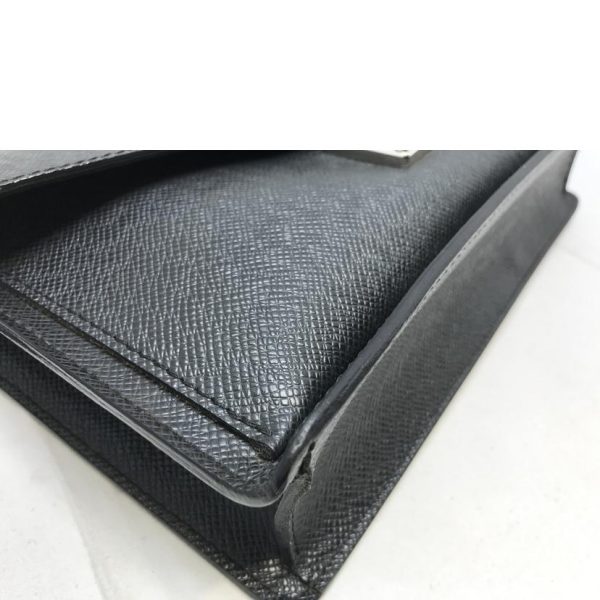 01087 7 Louis Vuitton Bellaia Taiga Wallet Black