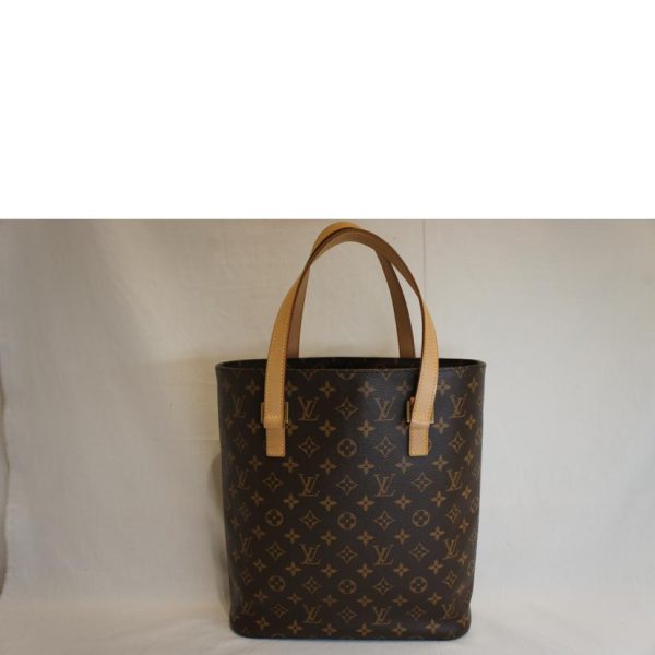 01134 2 Louis Vuitton Vavan GM Bag Monogram Canvas Brown