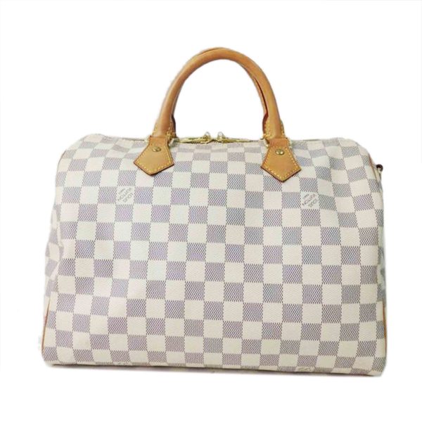 01148 1 Louis Vuitton Speedy Damier Tote Bag Blue