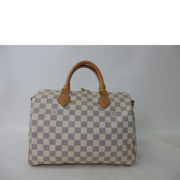 01148 2 Louis Vuitton Speedy Damier Tote Bag Blue