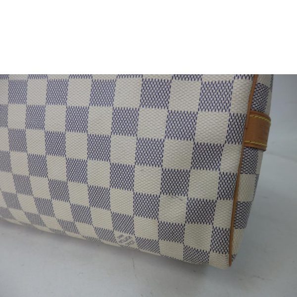 01148 7 Louis Vuitton Speedy Damier Tote Bag Blue