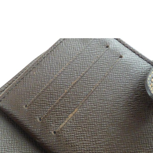 01156 7 Louis Vuitton Portefeuil Vienois Damier Ebene Wallet Brown