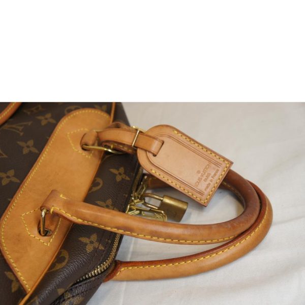 01189 4 Louis Vuitton Deauville Bag Monogram Canvas Brown