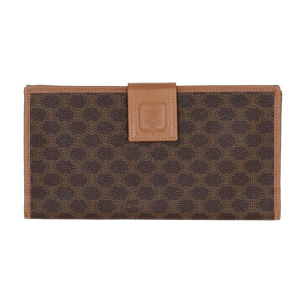 01255 1 Celine Long Wallet Macadam Pattern