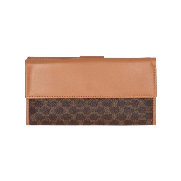 01255 2 Celine Long Wallet Macadam Pattern