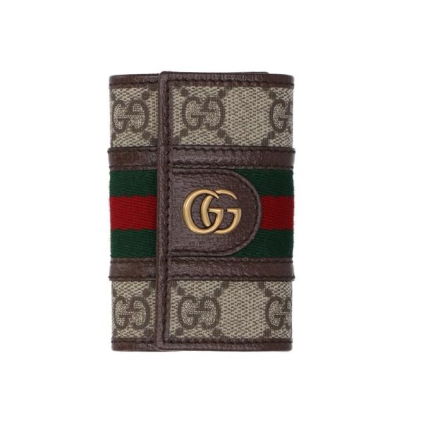 01309 1 Gucci GG Supreme 6 Key Case