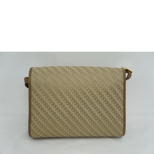 01310 2 Gucci Vintage Canvas Shoulder Bag Beige