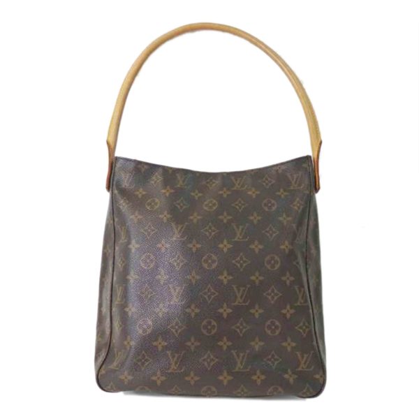 01325 1 Louis Vuitton Looping GM Bag Monogram Canvas Brown