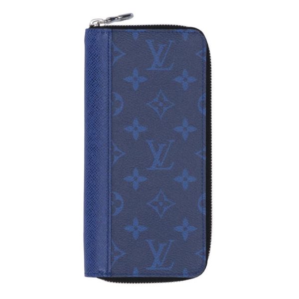 01339 1 Louis Vuitton Zippy Wallet Vertical Tigarama Wallet Cobalt