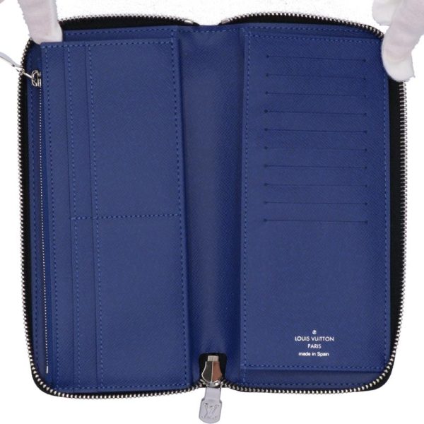 01339 5 Louis Vuitton Zippy Wallet Vertical Tigarama Wallet Cobalt