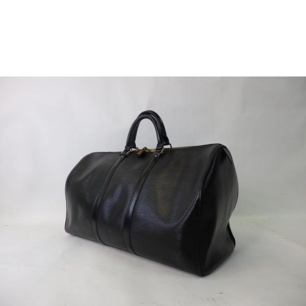 01346 3 Louis Vuitton Keepall 55 Epi Bag Noir