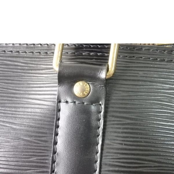 01346 9 Louis Vuitton Keepall 55 Epi Bag Noir