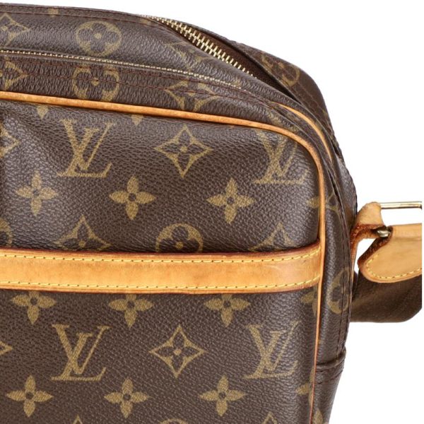 01383 6 Louis Vuitton Reporter PM Monogram Shoulder Bag Brown