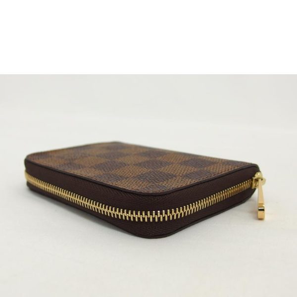 01448 3 Louis Vuitton Zippy Damier Coin Purse Brown