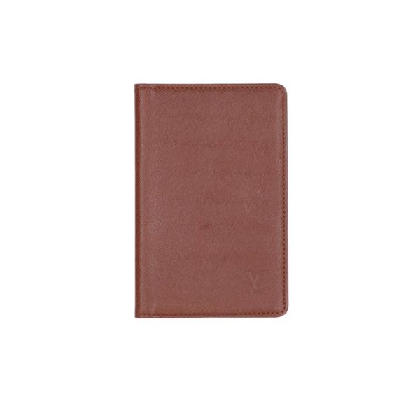 01453 7 Louis Vuitton Papier Zip Pass Case Monogram Brown