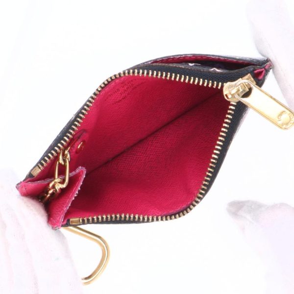 01454 4 Louis Vuitton Pochette Cle Key Holder Multicolor