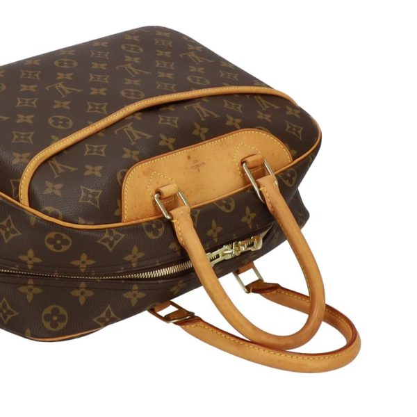 01476 4 Louis Vuitton Deauville Monogram Handbag Brown