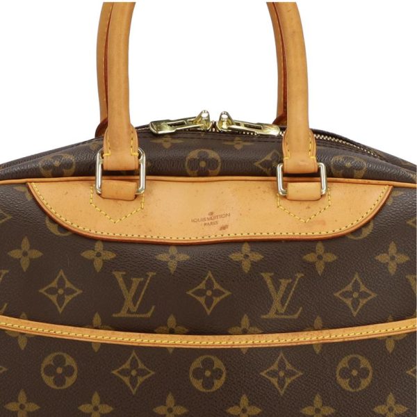 01476 6 Louis Vuitton Deauville Monogram Handbag Brown