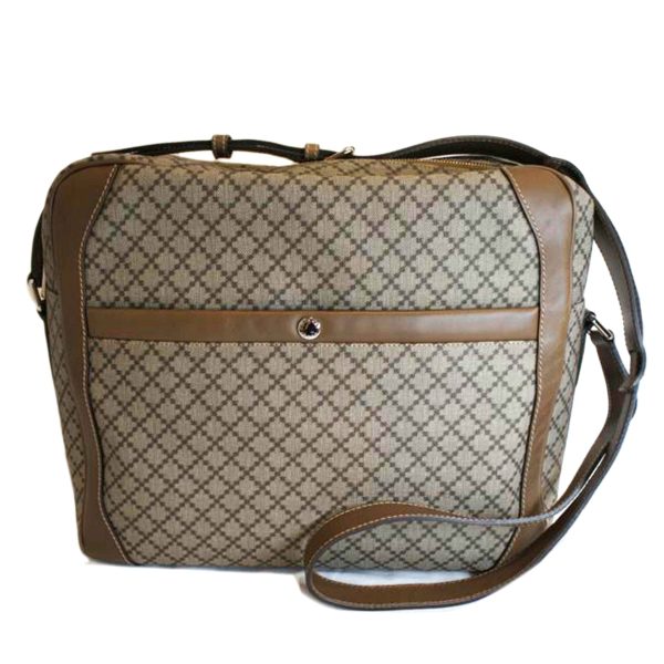 01486 1 Gucci Diamante PVC Messenger Shoulder Bag