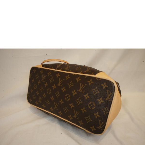 01554 3 Louis Vuitton Rivet Tote Bag Monogram Canvas Brown