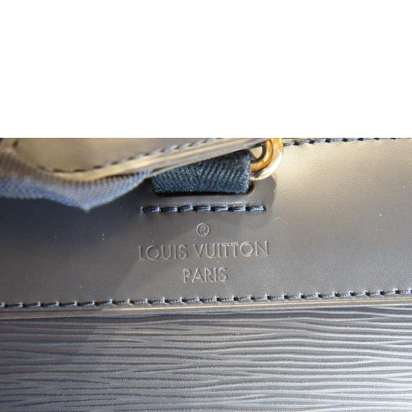 01561 5 Louis Vuitton Christopher PM Bag Epi Leather Black