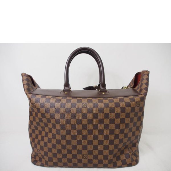 01592 2 Louis Vuitton Greenwich PM Bag Damier Ebene Brown