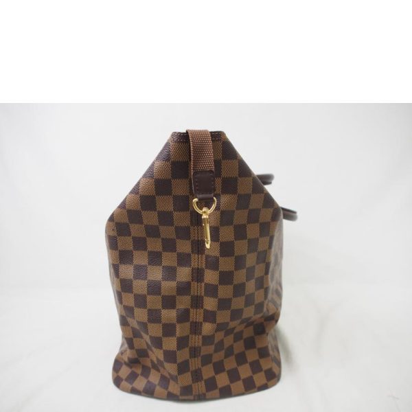 01592 5 Louis Vuitton Greenwich PM Bag Damier Ebene Brown