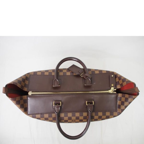 01592 6 Louis Vuitton Greenwich PM Bag Damier Ebene Brown