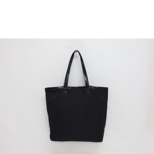 01599 2 Prada Nylon Tote Bag Black