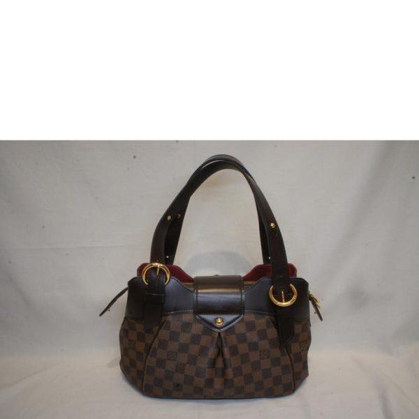 01608 2 Louis Vuitton Sistine Damier Shoulder Bag Brown