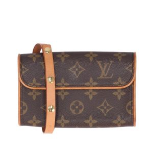 01655 1 Louis Vuitton Monogram Viva Cite PM Shoulder Bag Brown