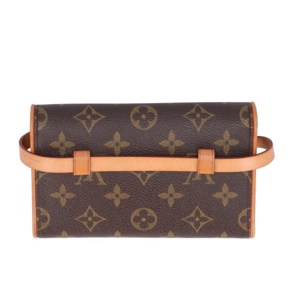 01655 2 Louis Vuitton Pochette Florentine Monogram Clutch Brown