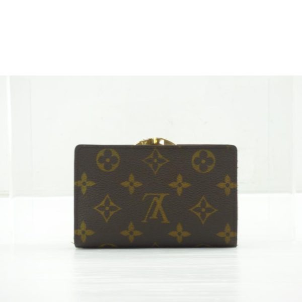 01767 2 Louis Vuitton Portefeuil Veinois Monogram Wallet Brown