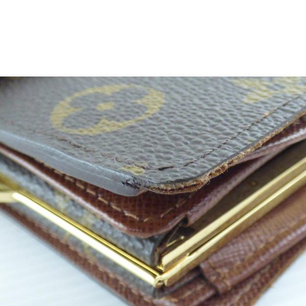 01767 7 Louis Vuitton Portefeuil Veinois Monogram Wallet Brown