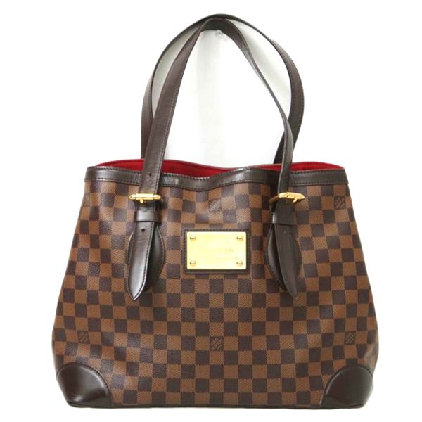 01776 1 Louis Vuitton Hampstead MM Bag Damier Ebene Brown