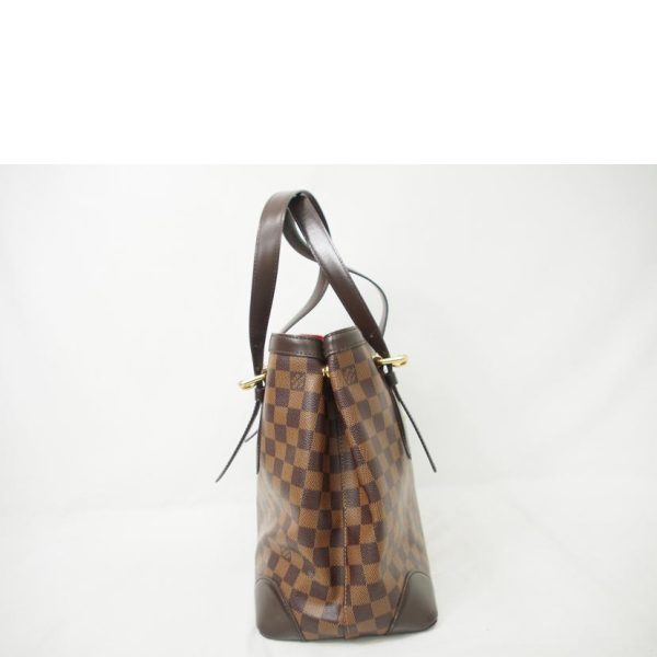 01776 4 Louis Vuitton Hampstead MM Bag Damier Ebene Brown