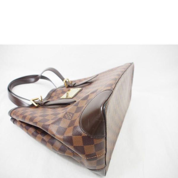 01776 8 Louis Vuitton Hampstead MM Bag Damier Ebene Brown