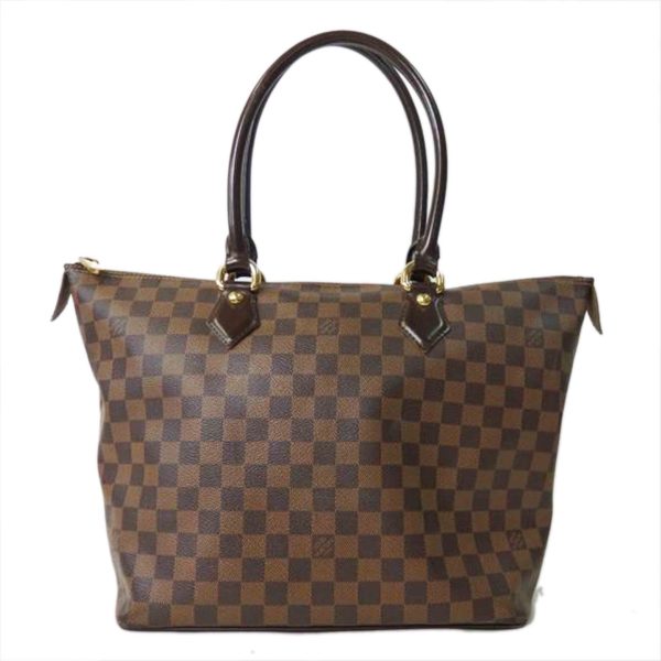 01790 1 Louis Vuitton Saleya MM Bag Damier Ebene Brown