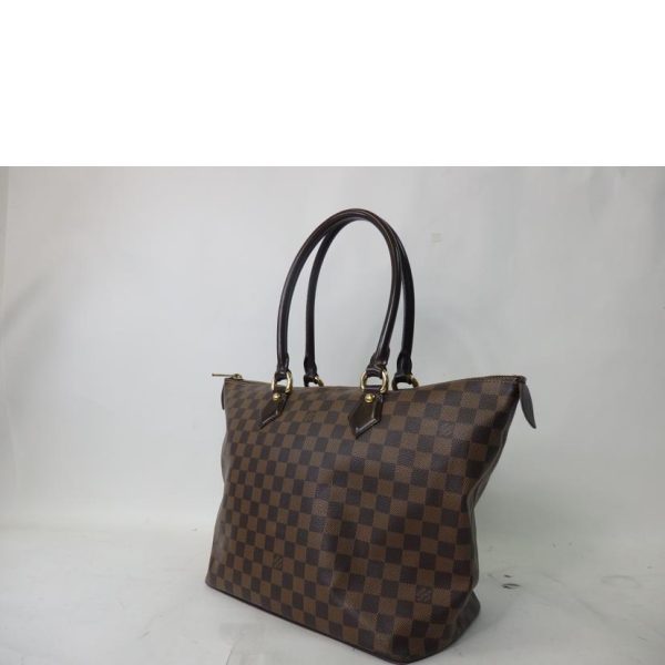 01790 3 Louis Vuitton Saleya MM Bag Damier Ebene Brown