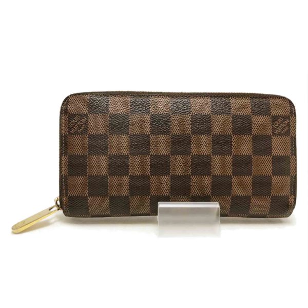 01940 2 LOUIS VUITTON Zippy Wallet Damier Brown